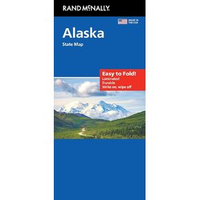 Rand McNally Easy to Fold: Alaska State Laminated Map