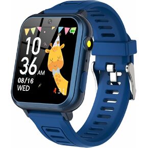 Smart Watch for Kids with 24 Games Kids Watch Boys Touch Screen Music Player Camera Alarm Clock Calculator Flashlight 12/24 hr Kids Smart Watch Boys Toys for Kids 3-12 Year Old