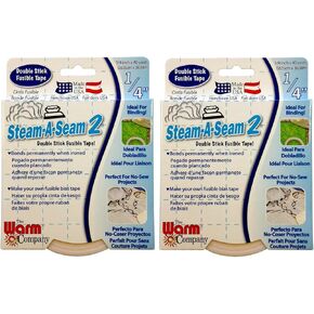 2-PACK - Steam-A-Seam 2 Double Stick Fusible Web 1/4"X40 Yards