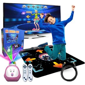 Dance Mat for Kids and Adults,Electronic Dance Mats for TV,Musical Dance Game Mat for Girls Boys with AR Camera,Birthday/Christmas Day Gifts for Kids Adults
