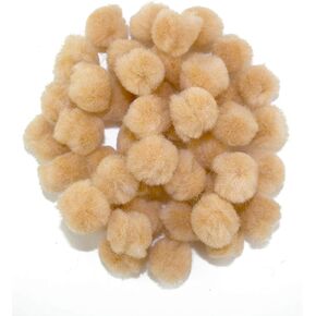 2 Inch Yellow Craft Pom Poms 25 Pieces