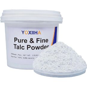 2.2 LBS Ultra-Pure Talcum Powder for Chalk Drawing, Paint Coatings, Sports and Fitness, Industrial Filling Talc Powder Unscented Lubricating Powder