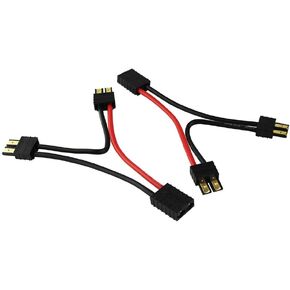 2pcs Compatible with TRX 2-Male to 1-Female Series 3.93" 14awg Connector Adapter for E Revo LiPO Slash(Pack of 2)