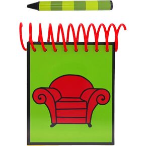 ASVP Shop STEVE - Handy Dandy Notebook With 1 Black Crayon