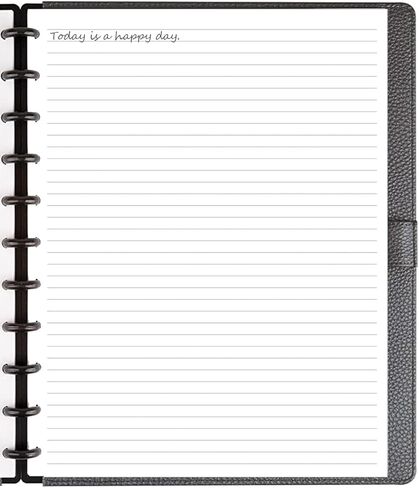 حجم الحرف ورقة مبطنة ، 11 TUL DISC Paper Insert - 50 ورقة/100 صفحة تعبئة مخطط ورقة ورقة فضفاضة ، 5 فواصل TAB ملونة ، 8.5 "× 11" in Kuwait