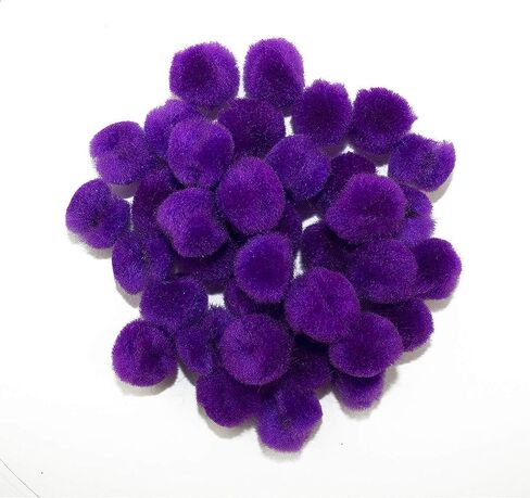 2 Inch Yellow Craft Pom Poms 25 Pieces in Kuwait