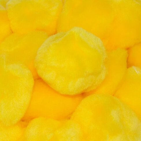 2 Inch Yellow Craft Pom Poms 25 Pieces in Kuwait