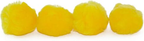 2 Inch Yellow Craft Pom Poms 25 Pieces in Kuwait
