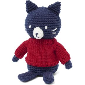 原ウール HARAWOOL Itohenlab. Knitting kit AMIGURUMI #5-1 Cat in a Sweater