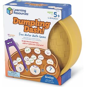 Learning Resources Dumpling Dash! Fine Motor Math Game, Kindergarten Homeschool, Math Games, Kindergarten Toys, Ages 5+