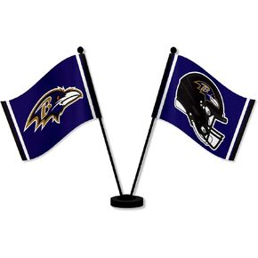 WinCraft Baltimore Ravens Desk and Table Top Flags