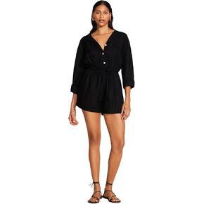 Vitamin A Women's Swimwear The Get Away Romper EcoLinen