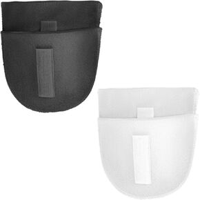 Ptwola 2 Pairs Set-in Shoulder Pads 1.5cm Thickness Thick Sponge Pad Breathable Foam Shoulder Enhancer Sewing Accessories Supplies for Women Men Clothes Suit T-Shirt Sloping High Low Shoulder