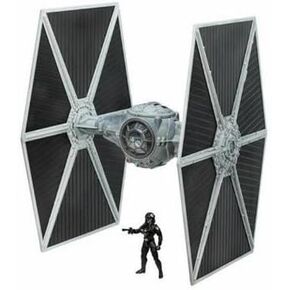 Star Wars Saga '06 Exclusive Vehicle TIE Fighter with Larger Scale Wings Variant Grey Color with Tie Pilot Action Figure