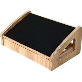 Foot Rest for Under-Desk Wooden Foot Rest 4 Adjustable Heights Ergonomic Foot stools Under Office Desk for Improving Posture
