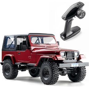 ROCHOBBY MASHIGAN 1/10 RC Crawler ، RC ROCK CRAWLER تفاصيل قابلة للإزالة 15 كم/ساعة ، سيارات التحكم عن بُعد مع محمل كرة سيارة كاملة للبالغين يحتاجون إلى إكمال البطارية