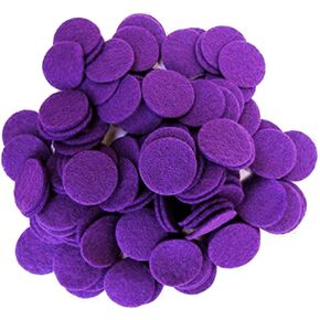 Playfully Ever After Purple Craft Felt Circles (3 Inch - 30pc)
