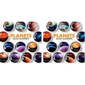 X-bet MAGNET Decorative Glass Magnets for Refrigerator, Office, Kitchen, Succulent, Whiteboard, Lockers