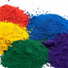 5 Beautiful Concrete Color Pigment, Iron Oxide Powder - Concrete Dye for Cement, Artistic, Painting, Clay, Lime, Plaster, Paint (5 Colors)