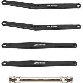 RCAWD for FMS FCX24 Stretch Kit Trailing Arms Rock Bouncer Suspension Links Kit Black