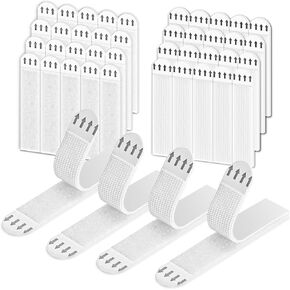 Large Picture Hanging Strips (20 Pairs / 40 Strips) - Heavy-Duty, Damage-Free Hanging Picture Hangers. No-Tools Wall Hanging Strips for Living Spaces, Picture Hangers for Walls Without Nails