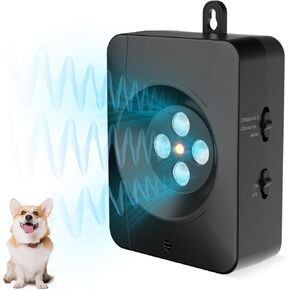 جهاز مكافحة النباح ، 3 أوضاع مضادة للموجات فوق الصوتية جهاز نباح للكلاب ، 33 قدمًا قابلة لإعادة الشحن ، أجهزة رادع نباح داخلية في الهواء الطلق ، مربع ، مربع صناديق ، in Kuwait
