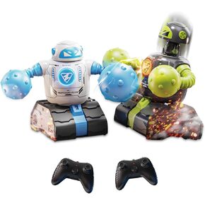 Remote Control Fighting Robots Set of 2, RC Ejecting Battle Robot with Adjustable Sound & Light, Fun Electronic Battle Bots Toys, Christmas Birthday Gifts for Age 6+ Year Old Kids Boys