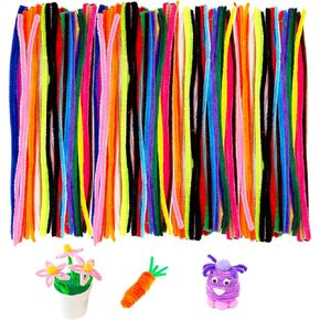 400pcs Pipe Cleaners, 20 Colors Pipe Cleaners for Crafts, 12inch*6mm Craft Supplies Multicolor Chenille Stems for Art, Craft Christmas DIY Projects