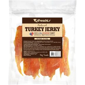 Afreschi Turkey Treats for Dogs, 6 oz β-Carotene Turkey Stick, USA Sourced Turkey, All Natural Puppy Chew, Dog Treats for Signature Series, Hypoallergenic, Rawhide Alternative