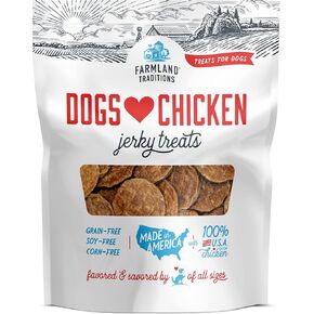 Farmland Traditions Filler Free Dogs Love Chicken Premium Jerky Treats for Dogs (2 lb)