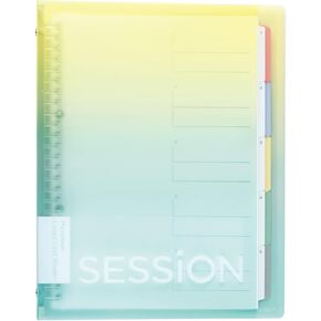 Maruman F310A-97A Loose Leaf Binder Session B5 26 Hole Gradient Lemon Soda