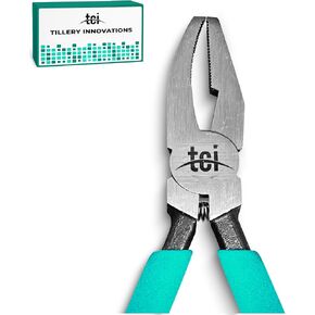Tillery Innovations - Professional Counted Close -Classe and Grozing Cliers مثالية للمشاريع الزجاجية الملطخة والفسيفساء والمنصهرة. الجمال الحرفي