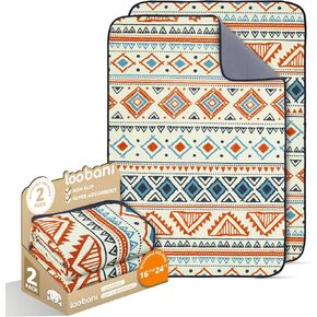 LOOBANI Washable Pee Pads for Dogs: 2 Pack Reusable Puppy Pads Waterproof 16"x24", Super Absorbent Whelping Pad, Leak-Proof & Non-Slip Dog Training Pads for Floor, Playpen, Crate, Couch, Bed (Beige)
