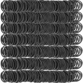 Rubber Bands Black Small Mini Elastic Band 1200Pcs Rubber Band Office & Home Supplies Inside Diameter 0.5Inch