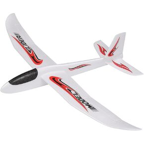Toyvian Kids Airplane Glider - 39 Inch Large Throwing Foam Plane, 2 Flight Mode Glider Toy for Kids Birthday Party Favors, Outdoor Yard Games