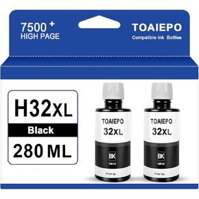 32XL Refill Ink Bottles Replacement for Smart Tank 5101 5102 6001 7001 7002 7301 7602 Plus 651 551 Ink Tank Printer