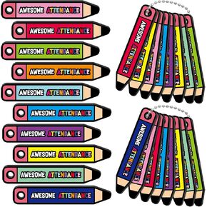 Tondiamo 350 PCS Brag Sticks حضور رائع مع 100 PCS حوافز يمكن ارتداؤها لزيادة طالب قراءة العصي لفصل الدراسي المدرسي للطلاب (حضور رائع)
