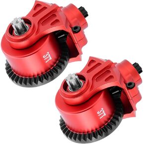 Steel Gear F/R Transmission Module Set, 37T/13T Main Diff Gear for RC ARRMA 1/10 Big Rock Granite KRATON Outcast SENTON VORTEKS 1/8 Infraction Mojave Typhon Upgrade Part, Replace ARA311156