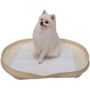 100% Waterproof Puppy Pad Holder - Foldable, Easy Clean Pee Pad Holder Tray for Dogs - Indoor Dog Pee Pad Tray Holder - Puppy Training Pee Pad Tray (Small(30"x22"x2"))