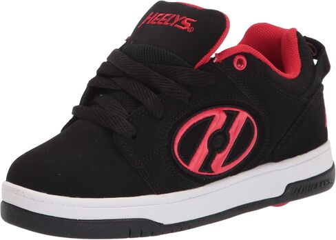Heelys Girls Voyager Tennis Shoe, Grey Reflective/Black, 6 Little Kid in Kuwait