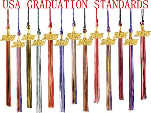 10 قطع التخرج شرابات 2025 ، شرابات التخرج الخضراء لتخرج Cap 2025 ، Green 2025 Tassels Tassels in Kuwait