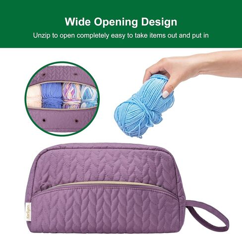 KarSyon Crochet Bag for Yarn Storage Knitting Crochet Supplies Accessories in Saudi Arabia