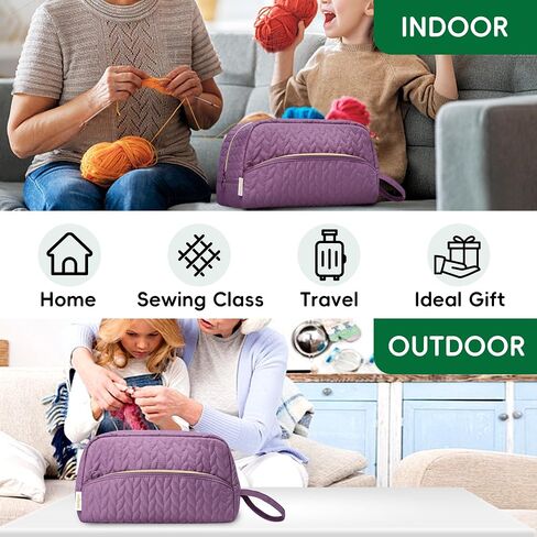 KarSyon Crochet Bag for Yarn Storage Knitting Crochet Supplies Accessories in Saudi Arabia