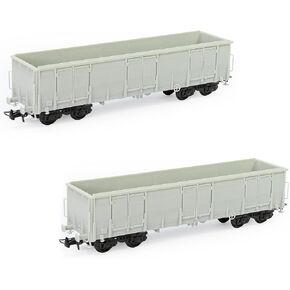 C8742JJ 2PCS HO SCALE 1:87 فارغة غير متجانسة Gondola Model Dairway DIY عربة DIY