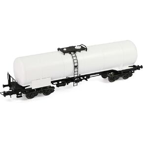 C8768 1 Unit 1:87 HO Scale Tank Wagon European Style Coupler Model Trains Oil Tank Car (White)