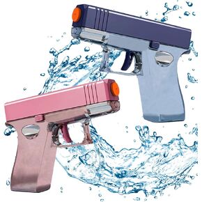 Water Gun Squirt Guns for Kids 2 Packs, Water Blaster Toys for Boys Girls Toddlers, Outdoor Beach Swimming Pool Game Summer Toys