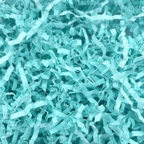 Tisspoms 1LB Light Green Crinkle Cut Paper Shred Filler, Paper Shreds for Basket Fillers, Birthday, Gift Wrapping, Anniversary, New Years, Valentine's Easter Gift Decor Party Filler