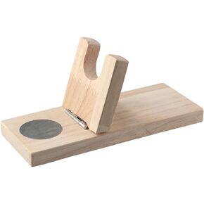 Wooden Hot Glue Gun Holder Hot Melt Gun Stand Folding Hot Glue Gun Base Hot Melt Gun Accessories for Factory Home Handicrafts