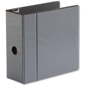 Universal UNV30755 Deluxe سهلة فتح 5 في. السعة 11 في. x 8.5 في. (3) D-Ring Binder-Black