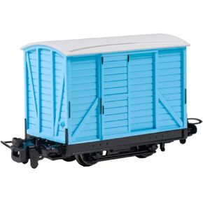 Bachmann Trains - Thomas & Friends™ - Narrow Gauge Box Van - Blue - HO Models That Run on N Scale Track